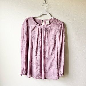 Chicos lavender purple women’s blouse size 1